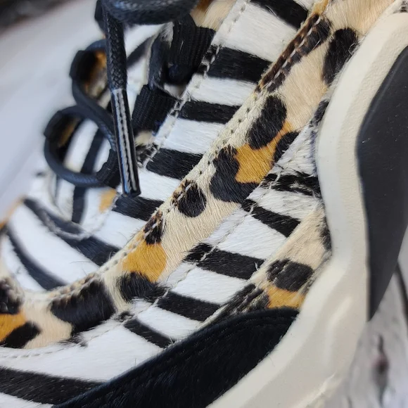MARK NASON Leopard and Zebra Print Sneaker - Picture 6 of 8